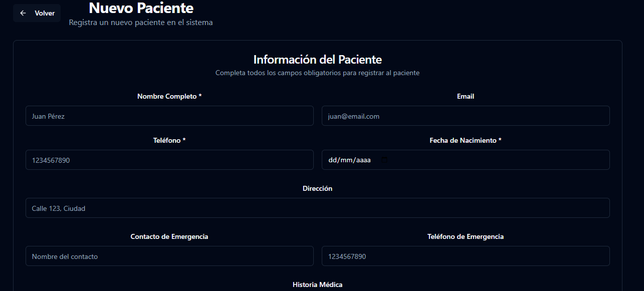 NEW PATIENT / DETAILS